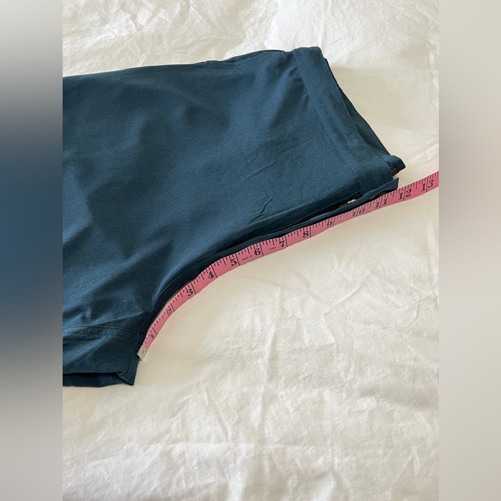 Eubi | Mens SZ XL | Golf Gym Shorts Fitness Active Stretch Pockets Blue Green - Picture 6 of 7